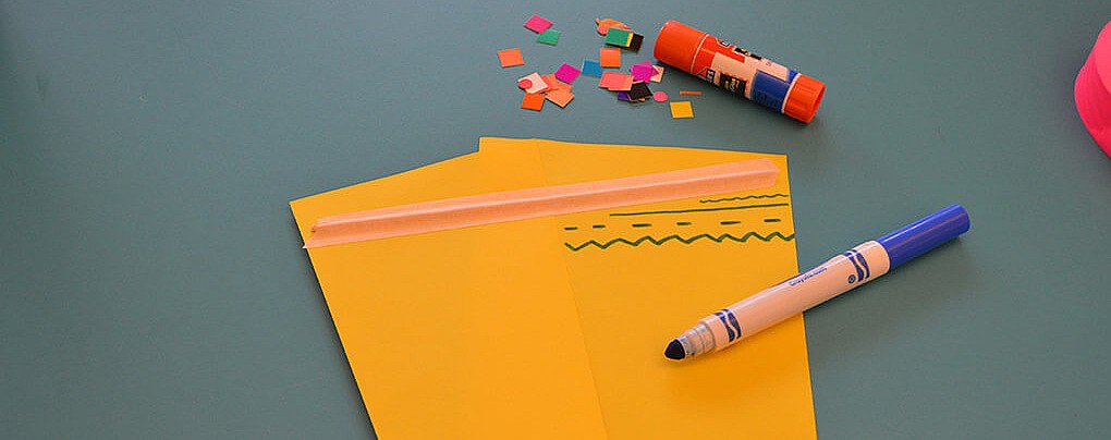 Make Art Together: Paper Kite Project