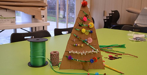 Make Art Together: A Festive Recycled Tree