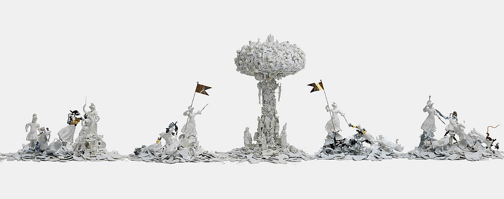 Explosion in the Green Gallery! <i>Bouke de Vries: War and Pieces</i> Comes to the Frick