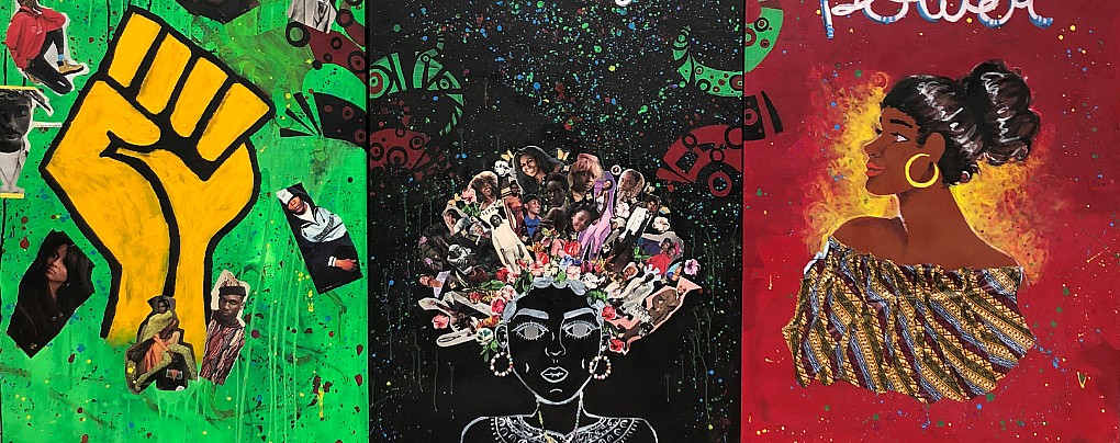 Beautifully Black in Red and Green: A Youth Art Installation
