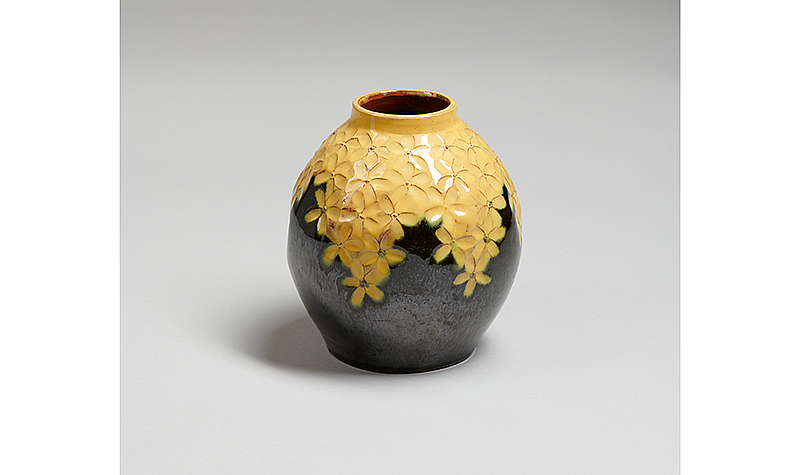 Hilma Persson-Hjelm, Swedish, 1877-1953. Vase, 1914. Earthenware, 6 1/4 x 5 in. (16 x 12.7 cm). Werner Collection.