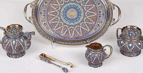 A Tea Set with Gilded Age Style: Kuzmichev Serves America