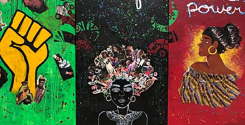 Beautifully Black in Red and Green: A Youth Art Installation